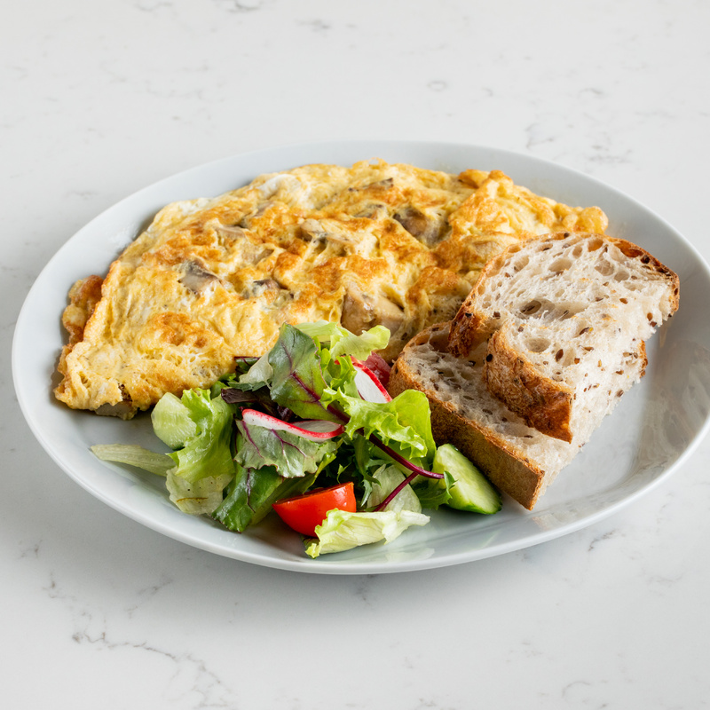 Омлет с грибами