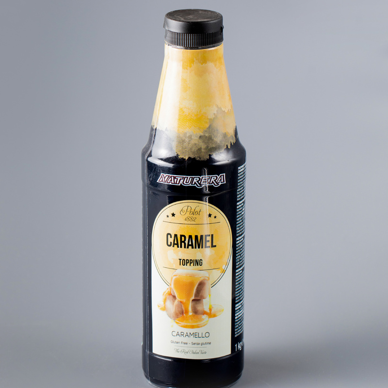 Karamel ta’mli topping