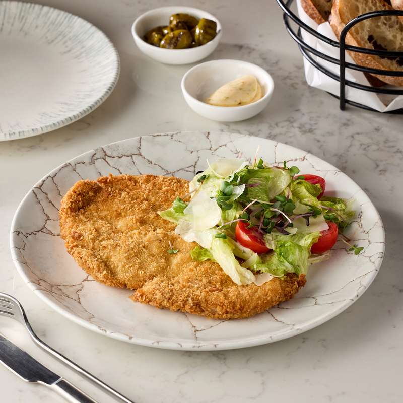 Chicken Schnitzel “Caesar”