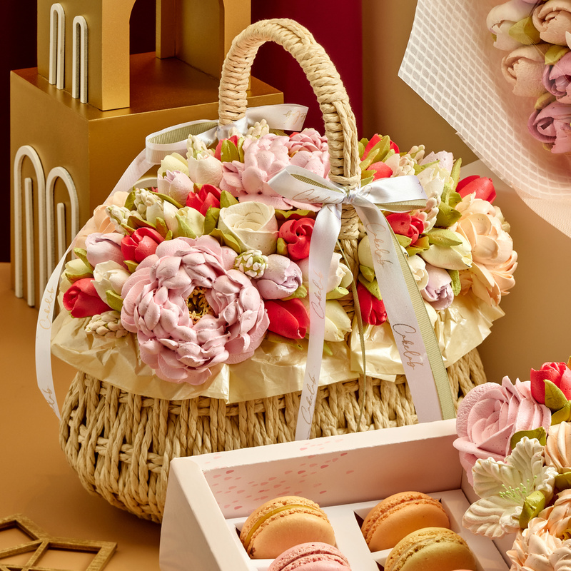 Зефир в корзинке