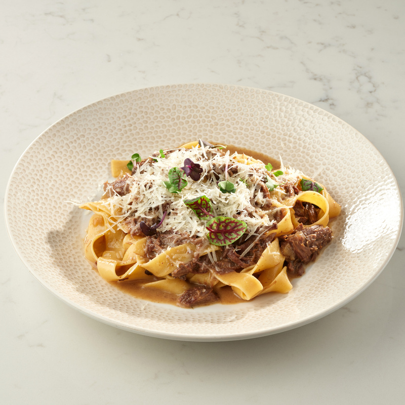 Fettuccine with Beef Cheeks