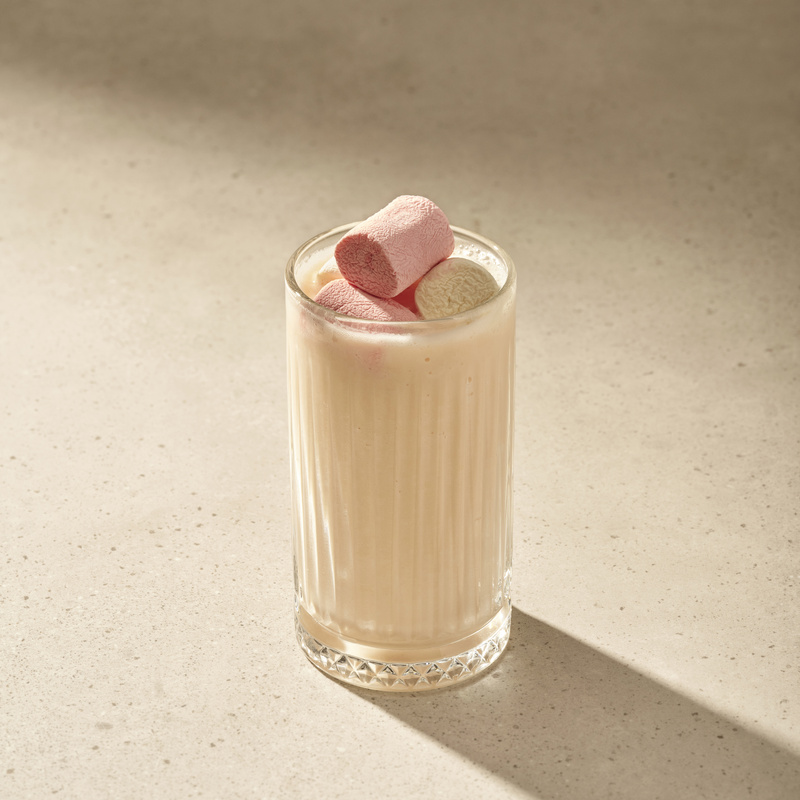 Розовый кокос милкшейк