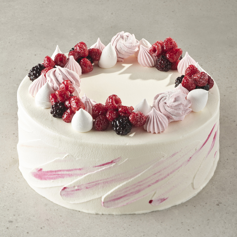 Fruit Cake with Meringue