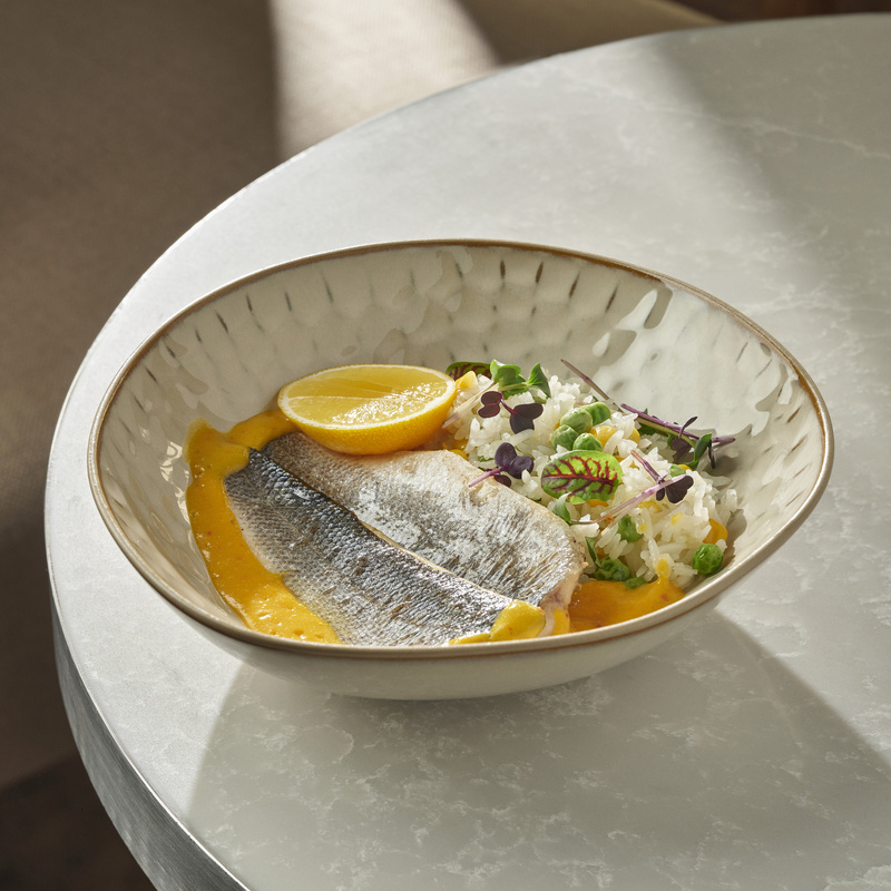 Seabass / Dorado with Mango-Chili Sauce