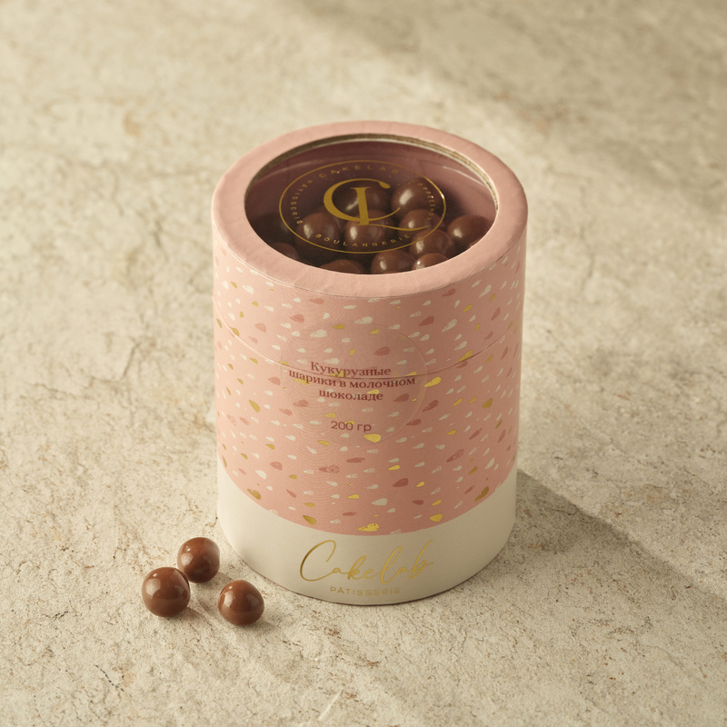 Corn Puffs in Milk Chocolate