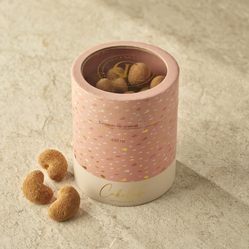 Cashews in Caramel Chocolate with Honey Crumbs