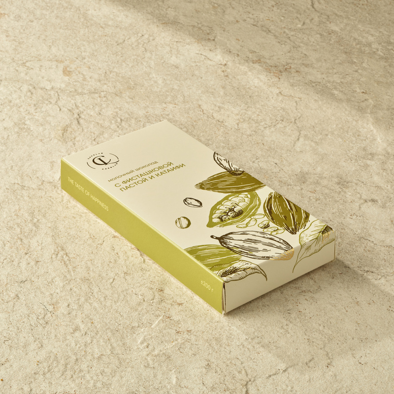 Kataifi bilan xandon pistali shokolad