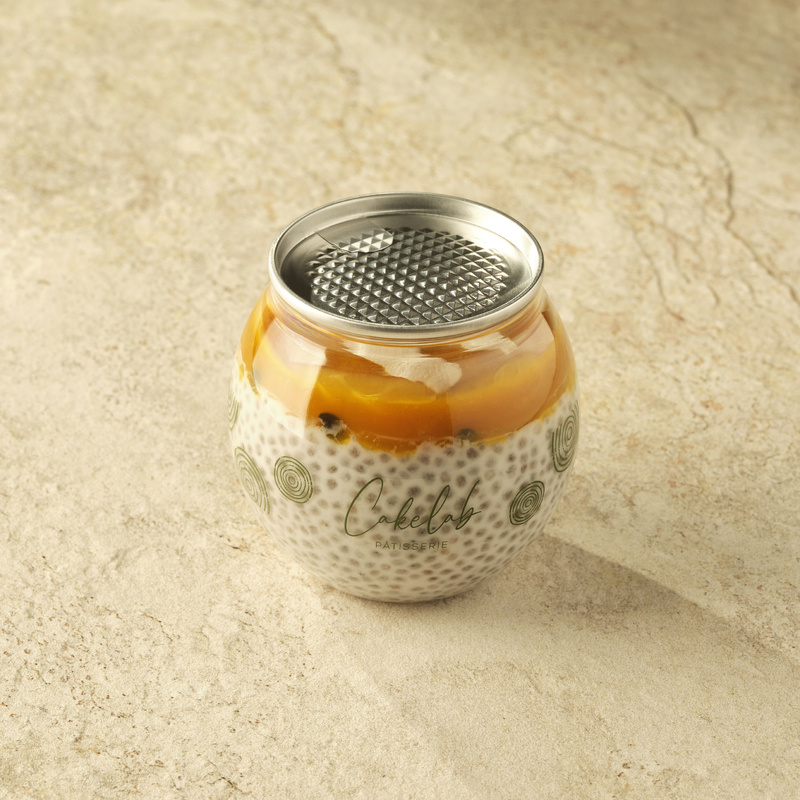 Десерт Чиа Манго-Маракуйя