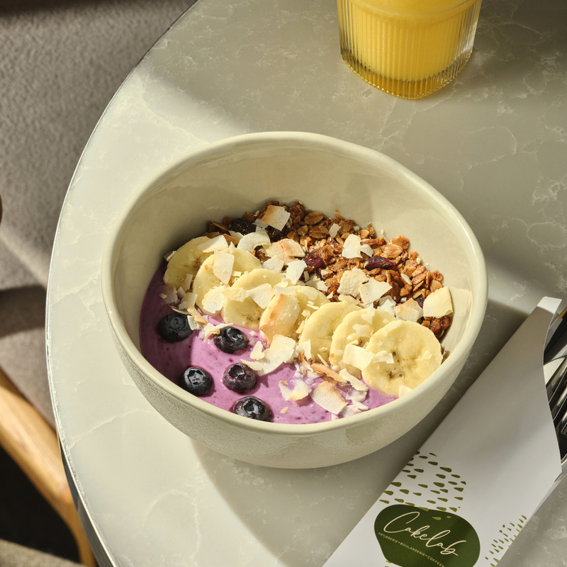 Чиа-боул с голубикой