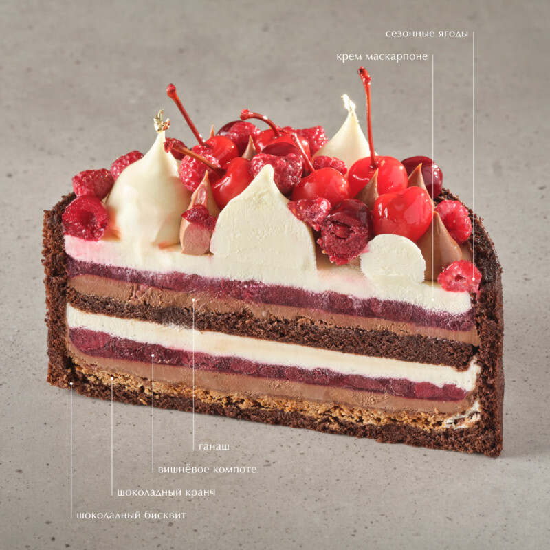 Торт "Вишня-шоколад"