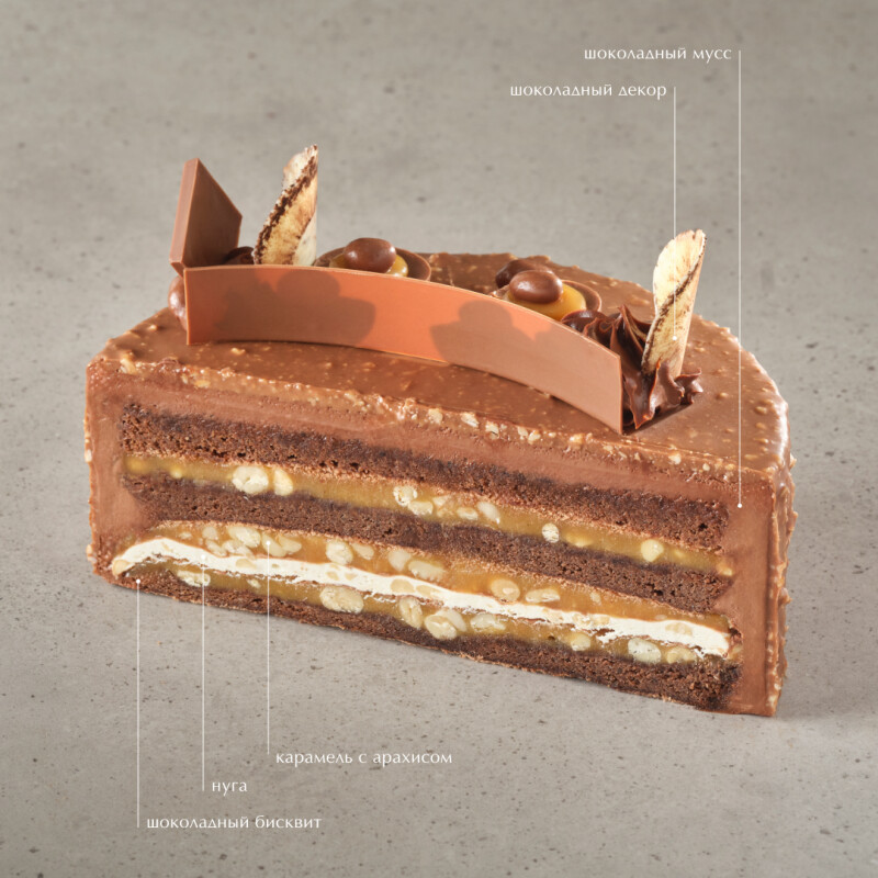 Торт "Сникерс"